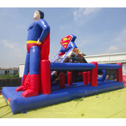 Superman inflatable slides